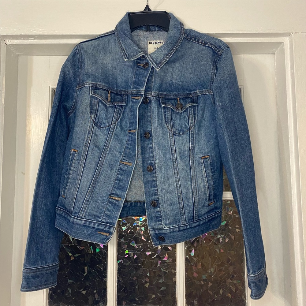 Old navy size large denim jacket